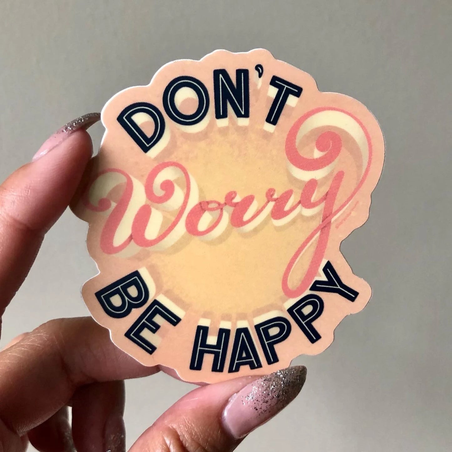 Don't Worry Be Happy Sticker