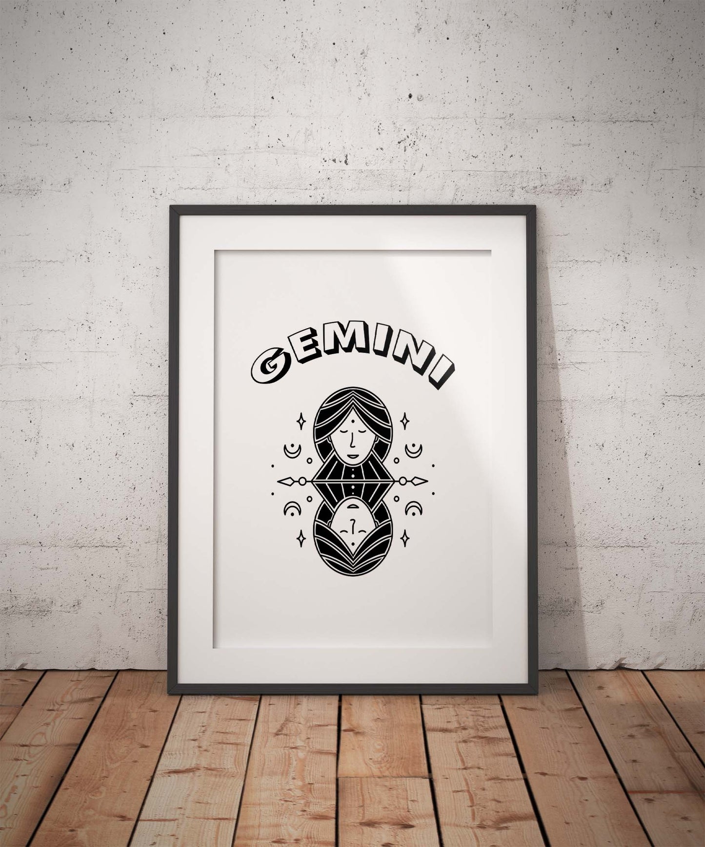 Gemini Art Print