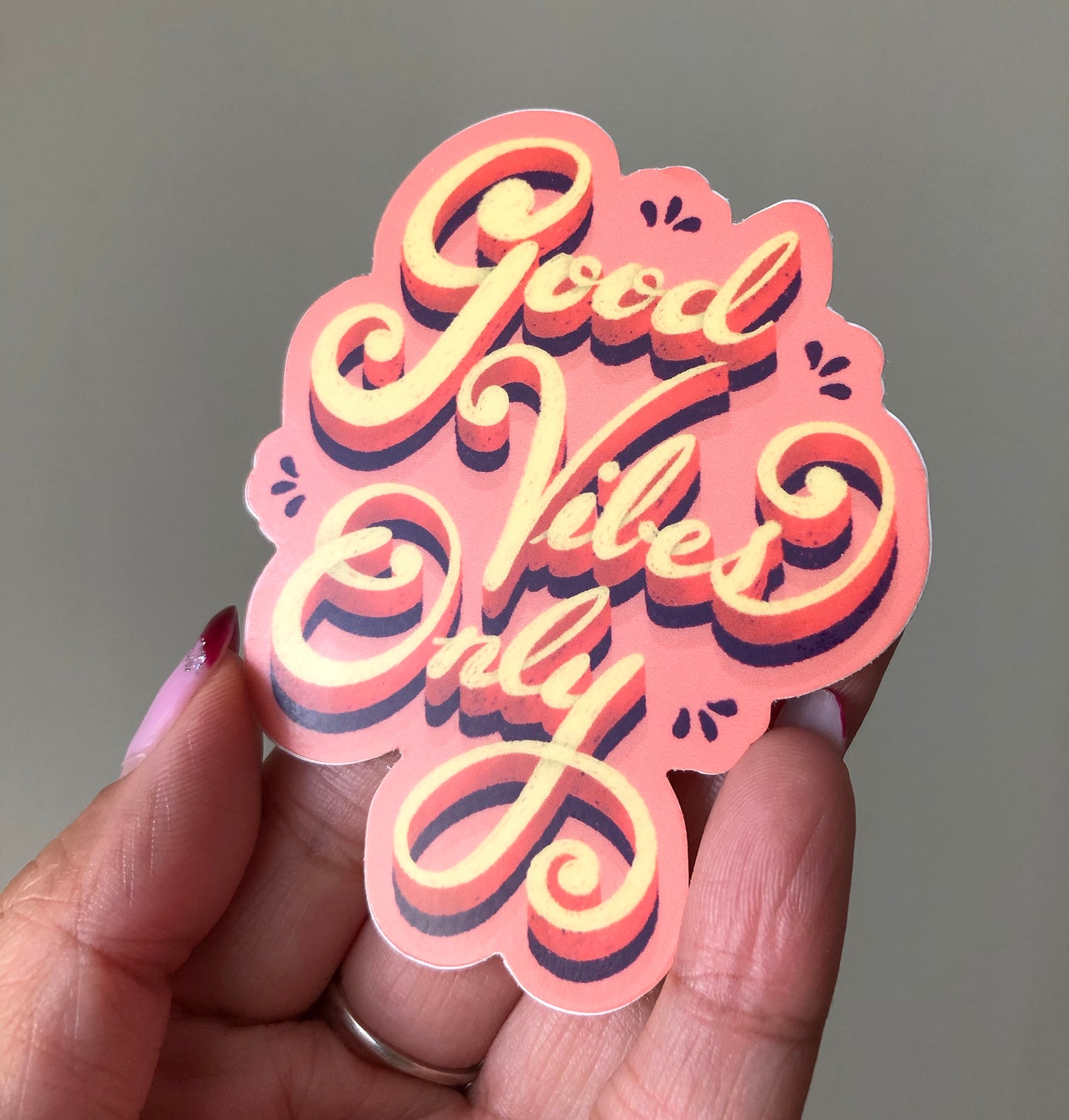 Good Vibes Only Sticker