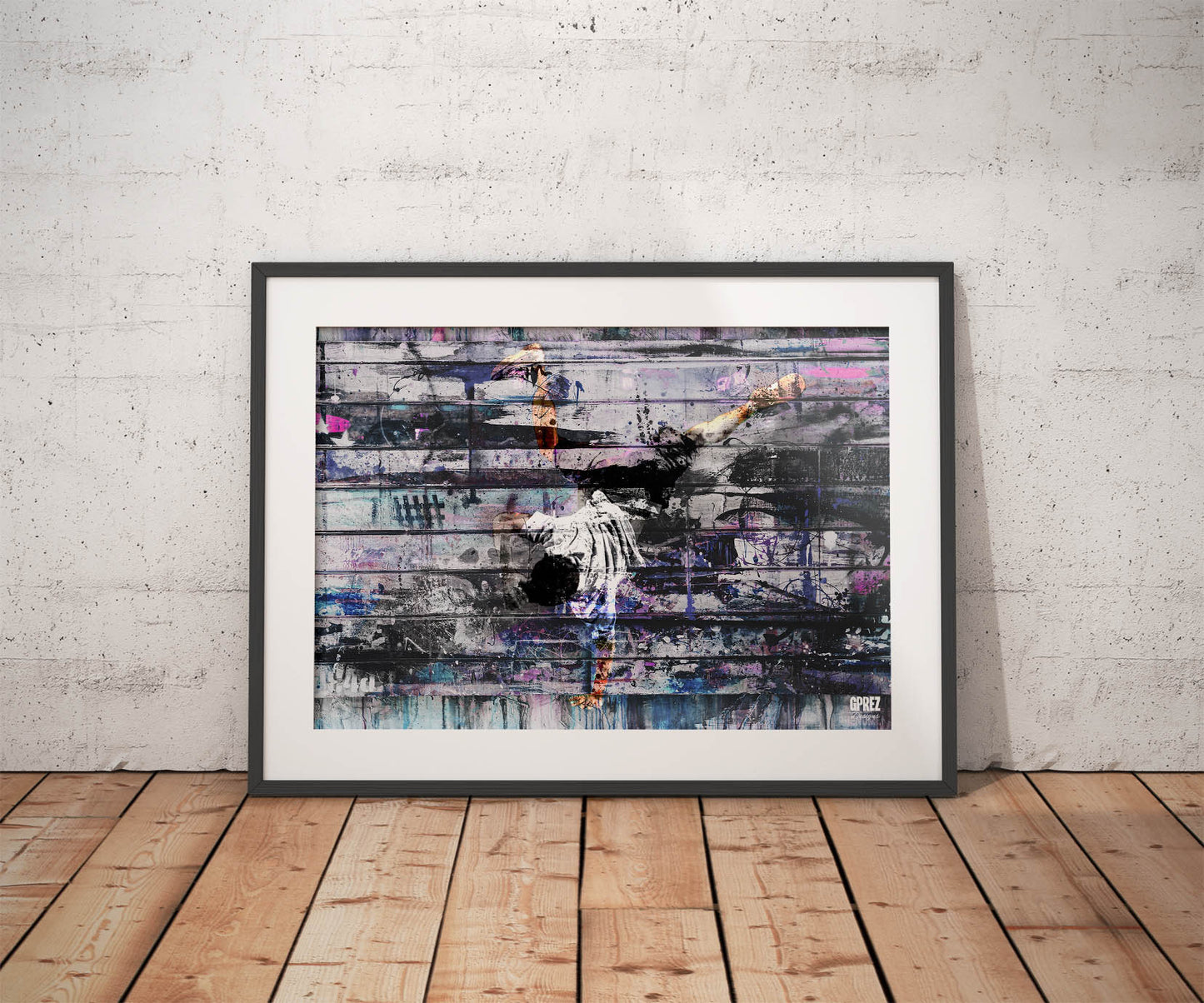 Breakdancer Art Print